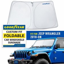 Front Auto Windshield Cover Car Windshield Sun Shade for 2018-2027 Jeep Wrangler