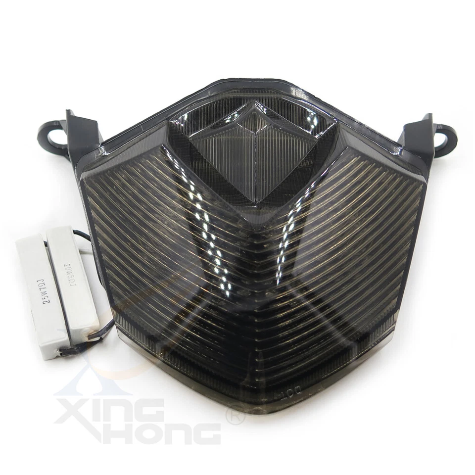 Smoke Tail Brake Light w/ Turn signal For 09 - 12 Kawasaki Ninja ZX-6R / ZX600 - Image 2 of 4