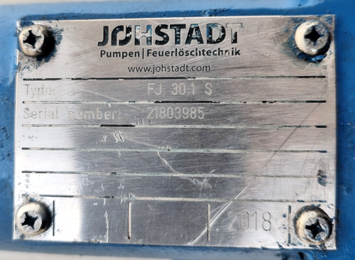 Johstadt FJ 30.1 S Single screw progressive cavity pump - Picture 2 of 23