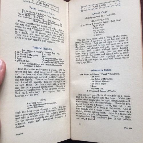 Vintage British Cookery Book Corn Flour COOKBOOK Raisley Custard Powder - Picture 8 of 10