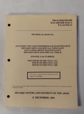 Army Engine Gas Turbine Aviation Unit Maintenance Parts Tool List T53-l-11c D Army Engine Gas Turbine Aviation Unit Maintenance Parts Tool List T53-l-11c D