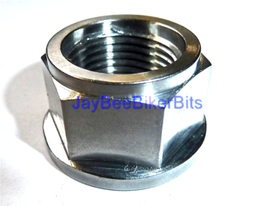 SUZUKI SV650 / S 2003-2015 REAR AXLE FLANGED NUT TITANIUM M18X1.5