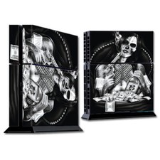 PS4 Playstation console skins decals wrap - Skull girl Gangster