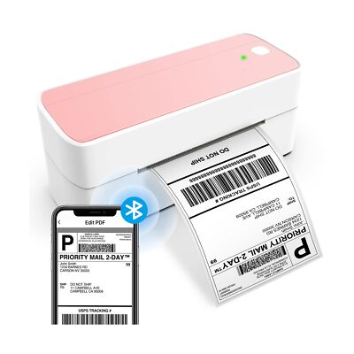 Sma Label Bluetooth Thermal Label Printer 4X6 - Wireless Shipping Label Printer ...