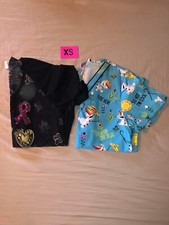 Woman  s Scrub Shirts - 2 Shirts - EXTRA SMALL