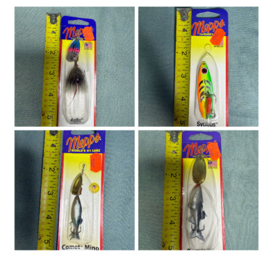 Set 4pc, Mepps Syclops Spoons, Fishing, Different sizes