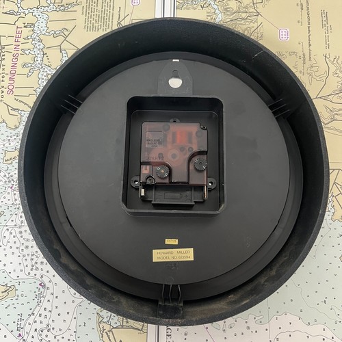 HOWARD MILLER NAUTICAL 613-594 EBB TIDE WALL CLOCK *N/R | #117571159 - Picture 2 of 3