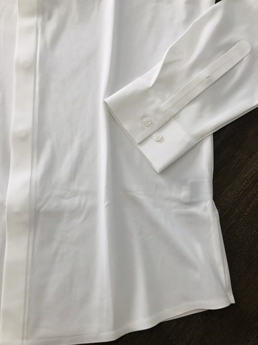 Barocco Men's US M Button Up Rhinestone Dress Shirt White ( M) $ 299 - Picture 5 of 8