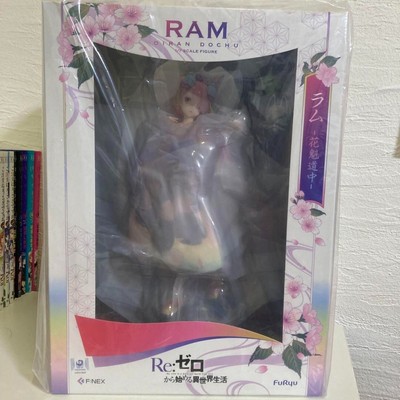 FuRyu Re Zero Ram Oirandouchuu 1/7 Scale Figure Kimono F:NEX Anime 2023 10-in