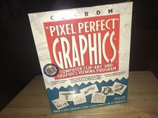 CD-ROM Pixel Perfect Graphics Computer Clip Art IBM Compatible New Software