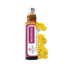 Vitality Extracts Helichrysum Essential Oil - 10ml Roll-On, Helichrysum Gymno...