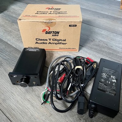 Dayton Audio DTA-100a Class T Digital 2 Channel Car Amplifier 100W New Open Box
