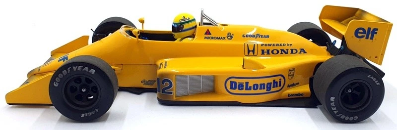 Minichamps 1/18 Scale 540 873892 - Lotus Honda 99T Ayrton Senna 1st Monaco GP87 - Image 4 of 4