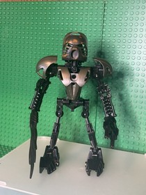 LEGO Bionicle Shadow Toa Nuva Infected Makuta 8534 Black Kanohi Hau Custom  Moc