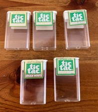 Vintage 1970s/1980s Tic Tac SPEAR MINTS Boxes - Ferrero - Lot of 5
