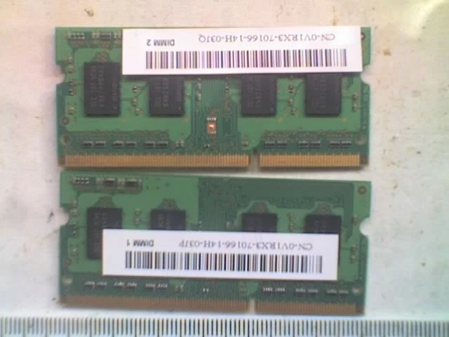 2 x Samsung M471B5773DH0-CH9 (2GB DDR3 PC3-10600 1333MHz SODIMM 204-pin) DRAM,-V - Image 4 of 4