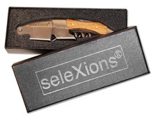 seleXions®: Kellnermesser mit Eichenholz Griff in Geschenkbox