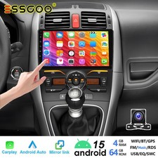 Autoradio per Toyota Auris E15 2006-2012 4+64G Android 14 Carplay fotocamera GPS RDS