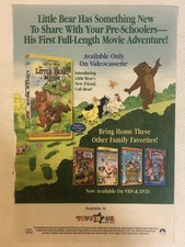 Little Bear Movie Toys R Us Vintage Print Ad Tpa36