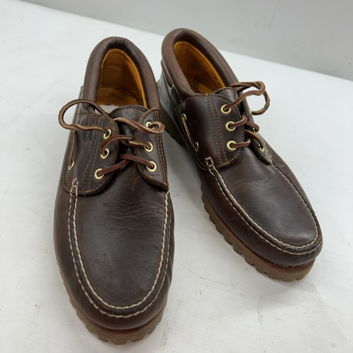 Timberland 3 Eye Classic Lug Oxblood Burgundy Boat Shoes