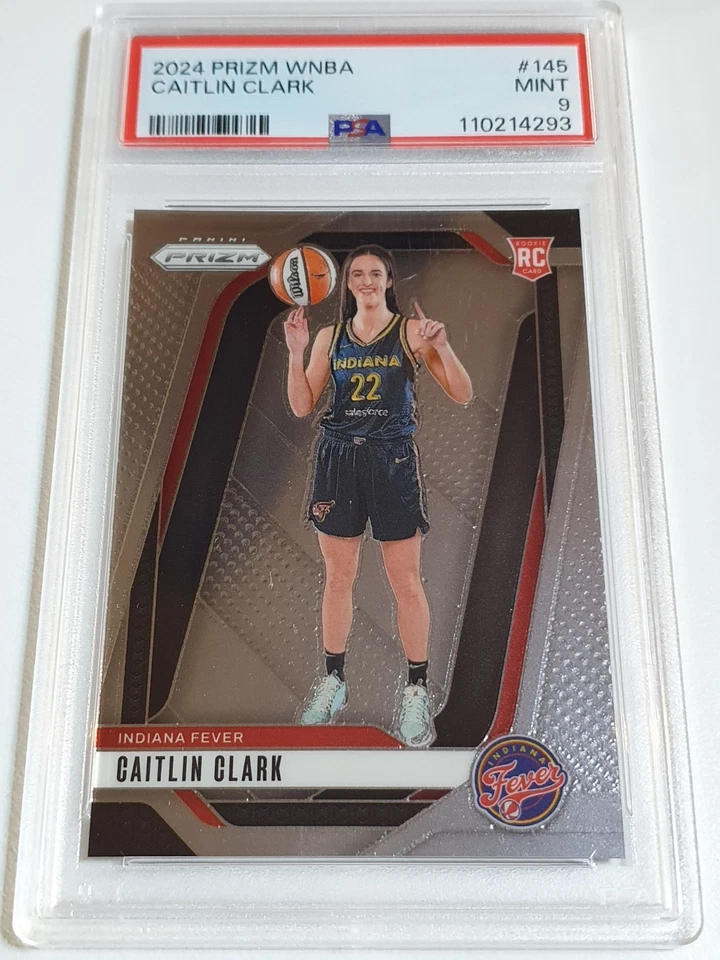 2024 Panini Prizm WNBA Caitlin Clark Rookie #145 RC - PSA 9 (Low POP)
