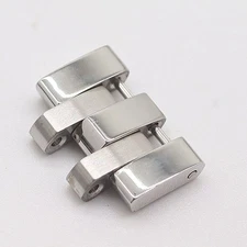 LUMINOX Genuine 1 Link 3050/3950 Men's Watch Band Bracelet Parts Silver 18mm