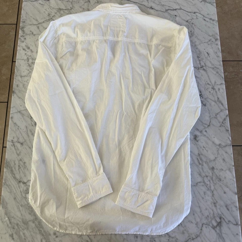 Splendid Men’s L White Long Sleeve Button Up Shirt  100% Cotton - Image 2 of 4