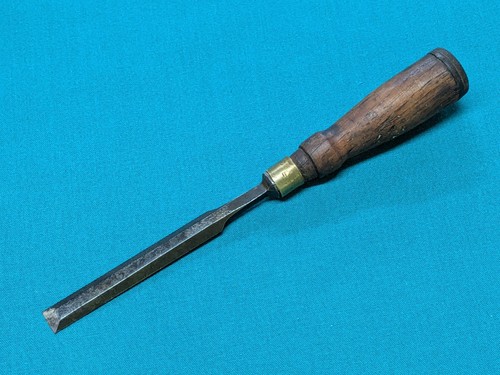 Vintage BUCK BROTHERS 1/2" Wood Chisel Tang Style, Beveled Edges, Warranted