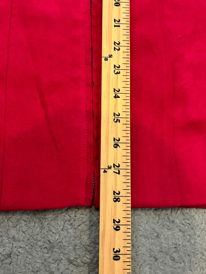 Studio Works 女式人造麂皮绒夹克拉链内衬口袋粉色 2XL 码西装外套 — 第 4/4 张图片