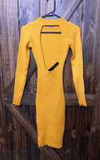 Mad For Love Women’s Fitted Bodycon Sweater Dress Sz S
