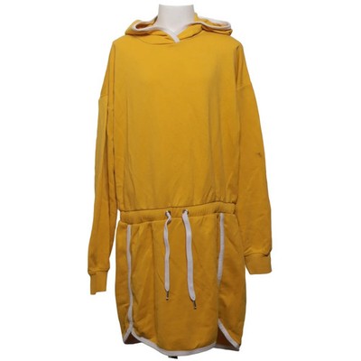 Cubus, Kapuzenpullover, Größe: 158/164, Gelb/Weiß, Baumwolle/Polyester #gmV