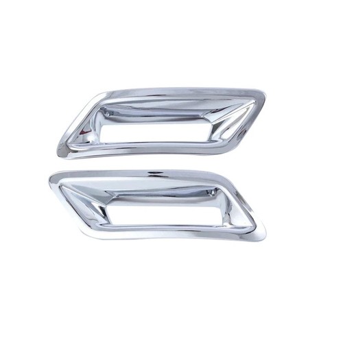 Pair Rear Bumper Fog Light Lamp Cover Trim Chrome For Nissan Rogue 2021-2023 - Picture 3 of 7
