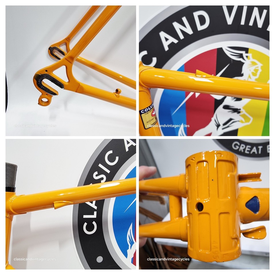 Cadre De Vélo De Route EDDY MERCKX Alu Mega Columbus Altec - Taille 62x58cm - Rare Et D'occasion