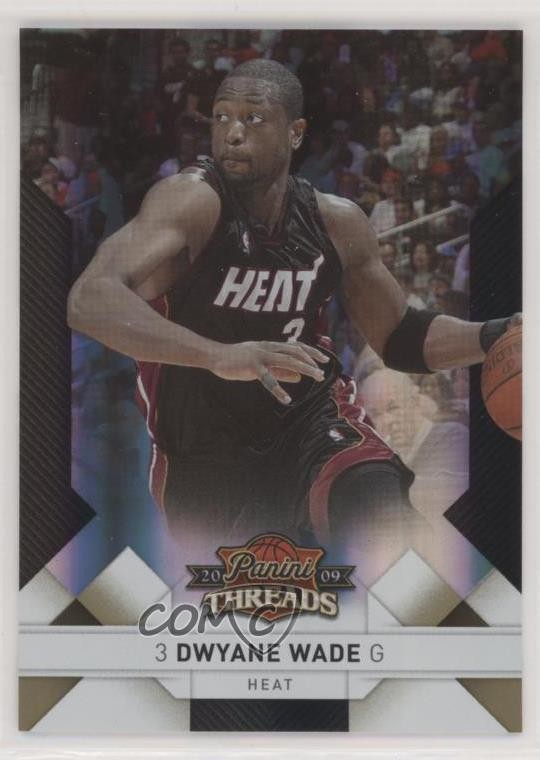 2009-10 Panini Threads Century Proof Gold 95/99 Dwyane Wade #2 HOF 02v3