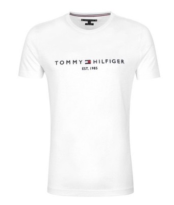 Tommy Hilfiger T-Shirt mit gesticktem Logo (EST. 1985) 
