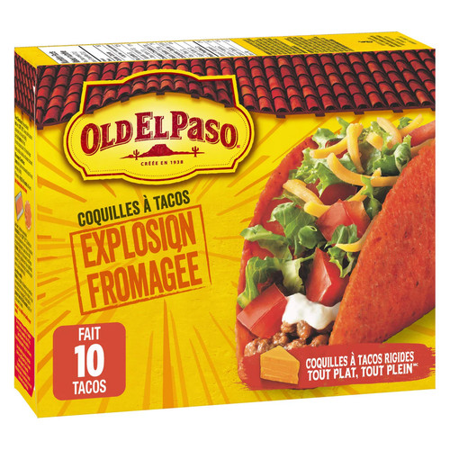Alte El Paso glutenfreie käsig gestrahlte Taco-Schalen 153g/5,4oz - Bild 3 von 5