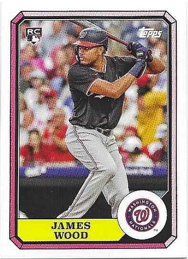 2025 Topps Archives - 1987 Topps Boardwalk and Baseball James Wood #87BB-3 (RC)