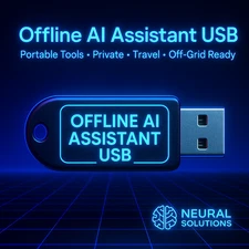 Offline AI Assistant USB – Private Portable Toolkit – Works Without Internet