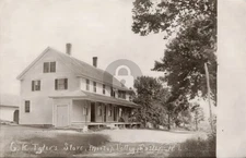 Foster RI G.K. Tyler's Store Moosup Valley 1920s RPPC Photo Postcard COPY