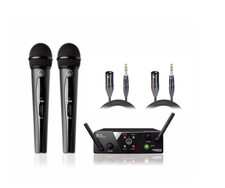 AKG WMS 40 MINI2 palmare doppio più 2 cavi Trs-Xlr 10' US25AC