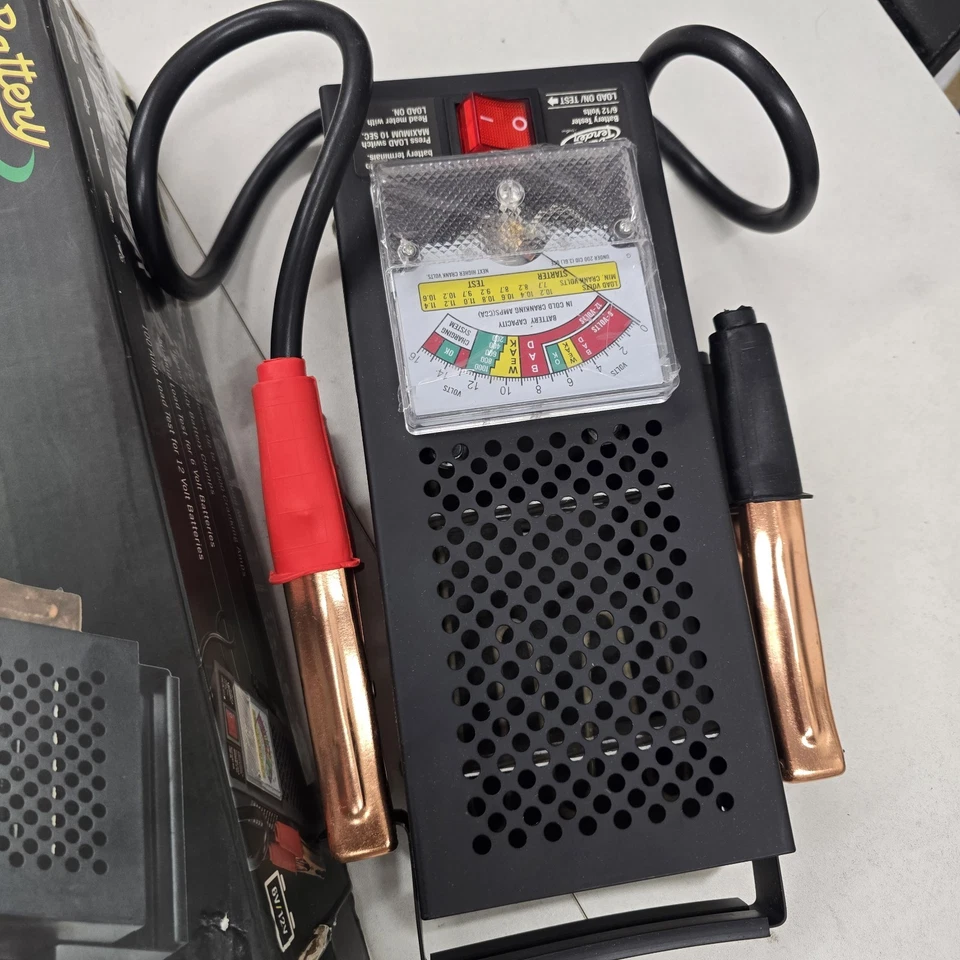 Probador de carga de batería para baterías automotrices de 12 voltios y 6 voltios 9C Foto 3 de 4