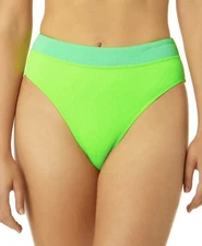 Salt + Cove Juniors' Banded High-Waist Ribbed Bikini Bottoms, Mint, Medium, $20