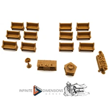 Church Furnishings 28mm 32mm Wightwood Abbey Wargaming Tabletop Scatter Miniatur