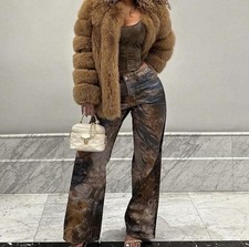 Fashion Nova Multicolored Print Pants