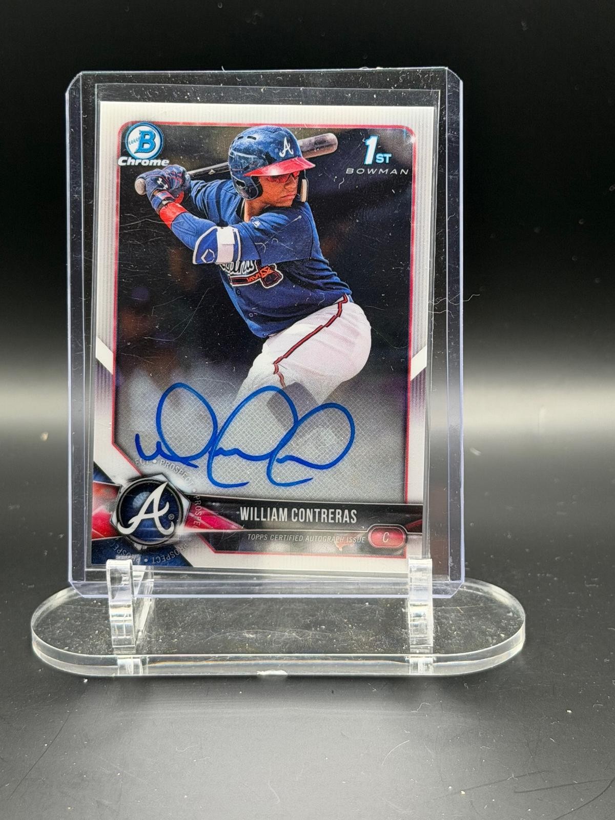 2018 Bowman Chrome #BCPA-WCO William Contreras Prospects Autographs