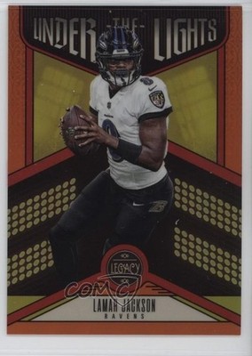 2023 Panini Legacy Under the Lights Orange /149 Lamar Jackson #UL-LJA 0qn
