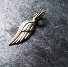 Anhänger Silber 925 Flügel Engel Schutz Glücksbringer Vintage