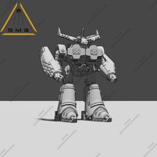 Jcrusa mecha 1 model by Sir Mortimer Bombito. 6mm, 1/285 scale print