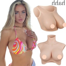 Realistic Silicone Breast Forms Fake Boobs For Crossdresser Drag Queen B-H Cup
