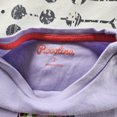Piccolina Frida Kahlo Graphic Cotton T-shirt, Size 7 - Picture 3 of 3